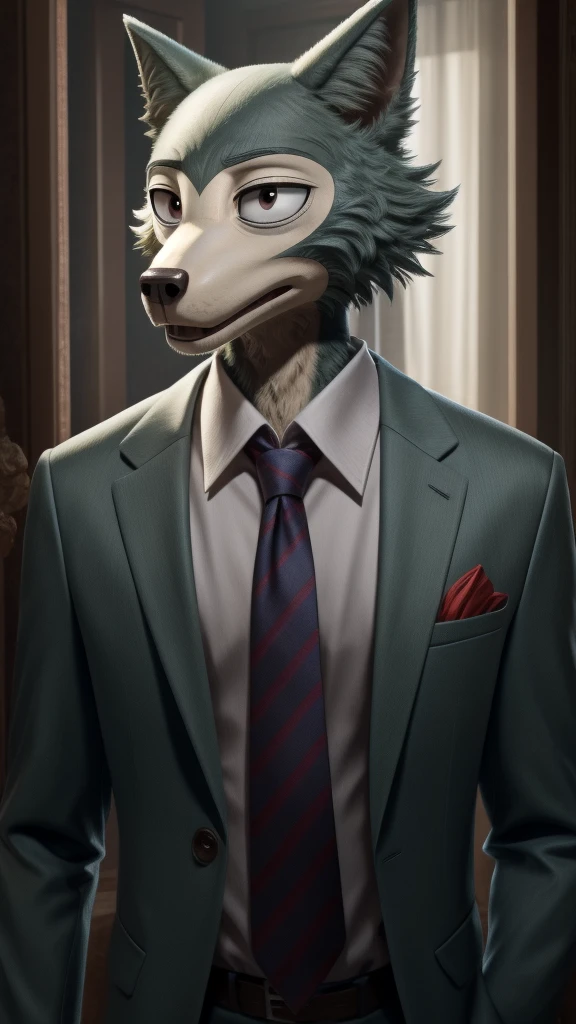 Legoshi, (From the Netflix anime Beastars)