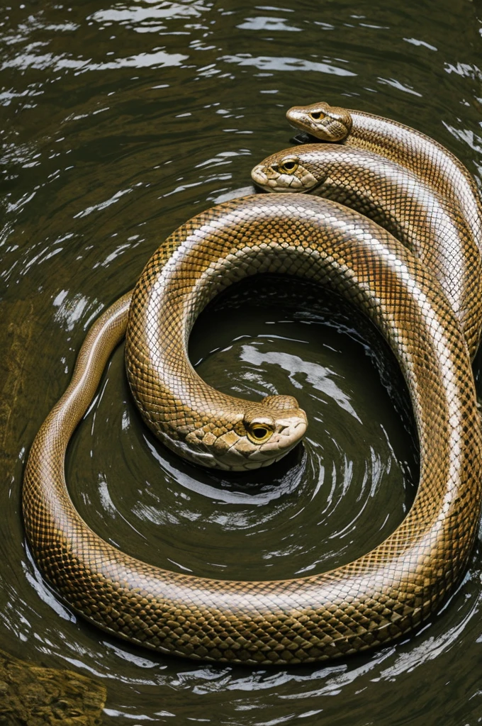 Horned river snake 