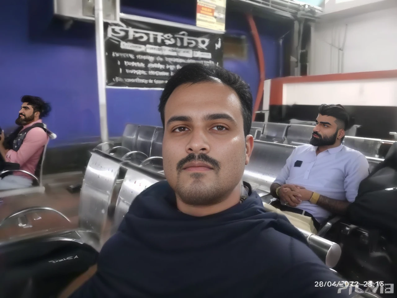 A close-up of a indian man with a beard and extreme detailed face, facial-symmetry, backpack, Good looking face, very attractive man with beard, handsome attractive face, Attractive man, with mustache, harsh good looking face, Handsome male, attractive male, Handsome man, Soft portrait shot 8 K, handsome and attractive, serious focussed look, shot with sony alpha, Very handsome, Very attractive