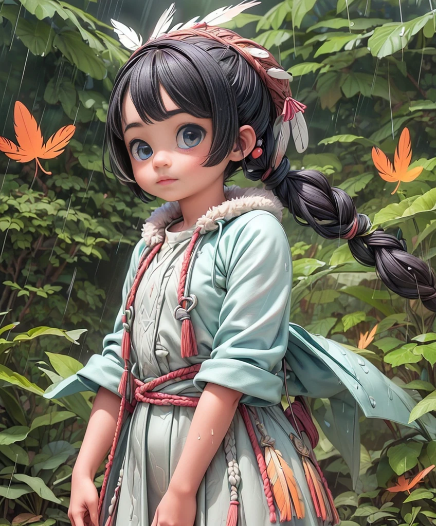 (masterpiece、Highest quality、Highest quality、Official Art、Beautiful and beautiful:1.2)、(One Girl:1.3)Hatsune Miku、Twin tails,Big Breasts, score_9, score_8_in addition, score_7_in addition, score_6_in addition, Classification_Explicit, 1 Girl, ((18 years:1.2)),(Highest quality,High resolution,Very detailed,Actual),Native American Ariana Grande,(Wild Indian Native American:1.4), lip, Big bright eyes, Bright Blue Eyes, ((Ruby:1)), (cabello ondulado length trenzado nativo indio: 1.2), (female Born in the USA:1.4) ,(native indian feathers :1.4), (Facial details: 1.5, Bright Blue Eyes, Beautiful Face, Cute eyes, Iris Coating, labios Delgados: 1.5, Delgado, pale, Sharp eyebrows, length, Thick eyelashes, Double Tab),(Perfect hand detail : 1.4 ) , (Large leaf in the forest background :1.4), (Born in the USA v2.1), (Born in the USA:1.4), (fondo desierto casa Born in the USA:1.4), (Dynamic cowboy pose),(( Beautiful American Indian Warrior:1.4), (Beautiful American Indian Warrior: v2.1)) , (Bright colors), (Big stone background:1.4 ), (Grassland Background :1.4), (It rains:1.4), (Autumn on the prairie :1.4), (vestidor Born in the USA:1.4), (Real v2.1), (Perfect Anatomy)