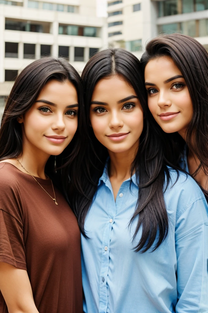 Three friend that look similar 