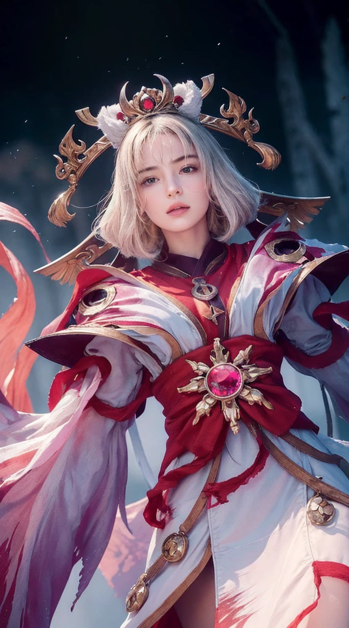 8k, best quality, masterpiece, realistic, ultra detail, photo realistic, Increase quality, 
a photo of a girl standing in a field with a scarf, in the style of dark and brooding designer, voluminous mass, photobash, serene faces, jagged edges, navy, natural beauty, close-up shot
