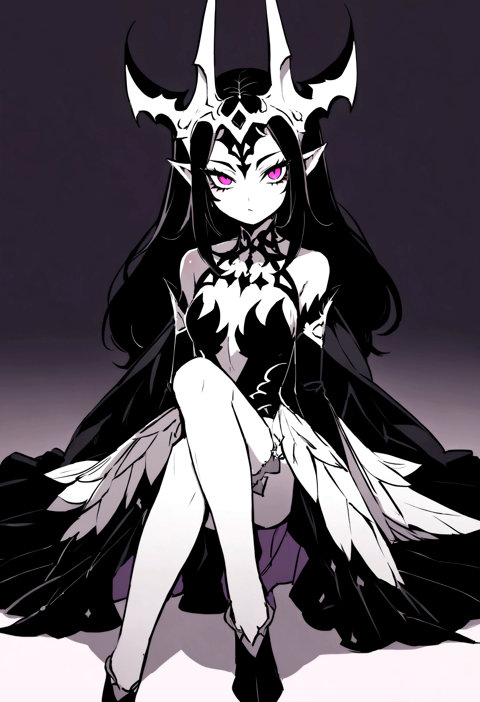 the sitting demon queen