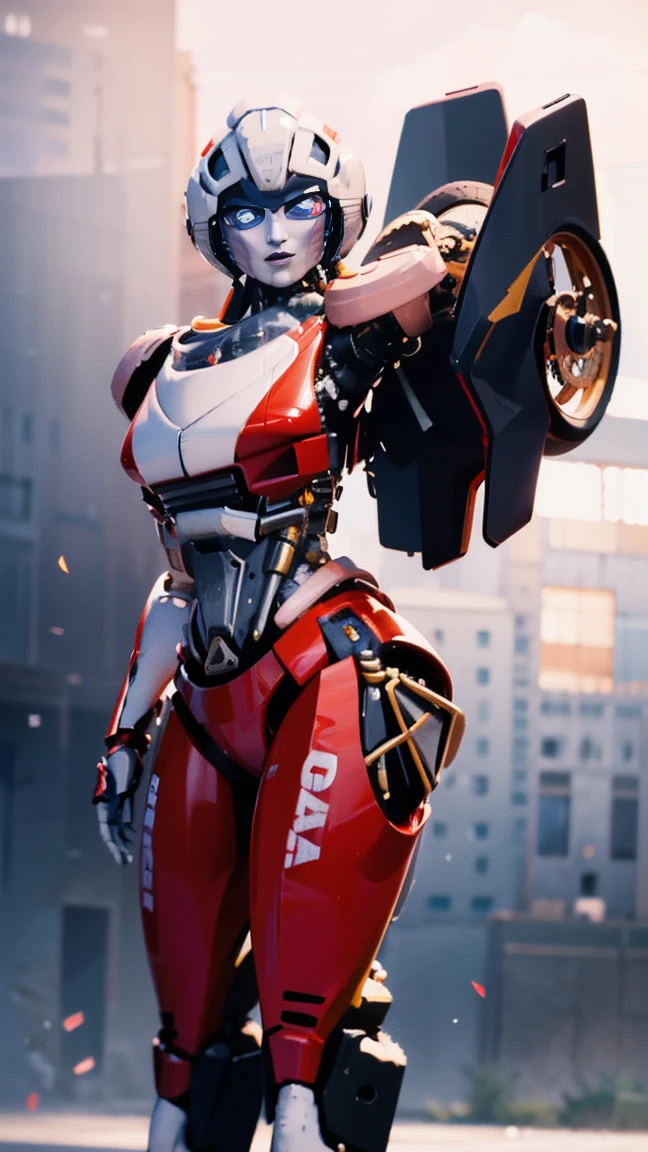 ROTB_Arcee, 1 chica, pechos grandes, innie pussy, sonrisa, robot, mecha, (ojos brillantes:1.2), Caderas anchas, ombligo, muslos gruesos, pose T , modelado 3d, voluptuosa, primer plano, enfoque frontal, retrato, de frente 1:2, mirando al observador frontal, modelado 3d , 3d , blender Cuerpo completo hole body highly detailed, highly detailed figure, female full body, female body, humanoid woman, female full-skin figure, realistic body structure, woman body, female human torso, perfect human female specimen, human female, detailed body structure
