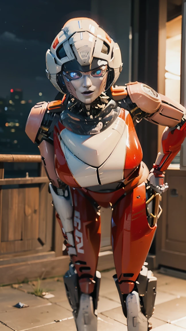 ROTB_Arcee, 1 chica, pechos grandes, innie pussy, sonrisa, robot, mecha, (ojos brillantes:1.2), Caderas anchas, ombligo, muslos gruesos, pose T , modelado 3d, voluptuosa, primer plano, enfoque frontal, retrato, de frente 1:2, mirando al observador frontal, modelado 3d , 3d , blender Cuerpo completo hole body highly detailed, highly detailed figure, female full body, female body, humanoid woman, female full-skin figure, realistic body structure, woman body, female human torso, perfect human female specimen, human female, detailed body structure