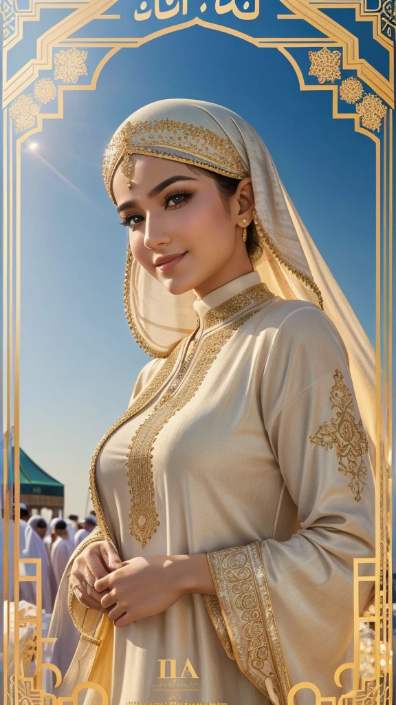 (best quality:1.4),(Best results:1.4),(Ultra-clear picture quality:1.4),(Ultra-sharp details:1.2),eid al-adha,Eid al-Adha poster,festival海报,festival,Eid al-Adha,