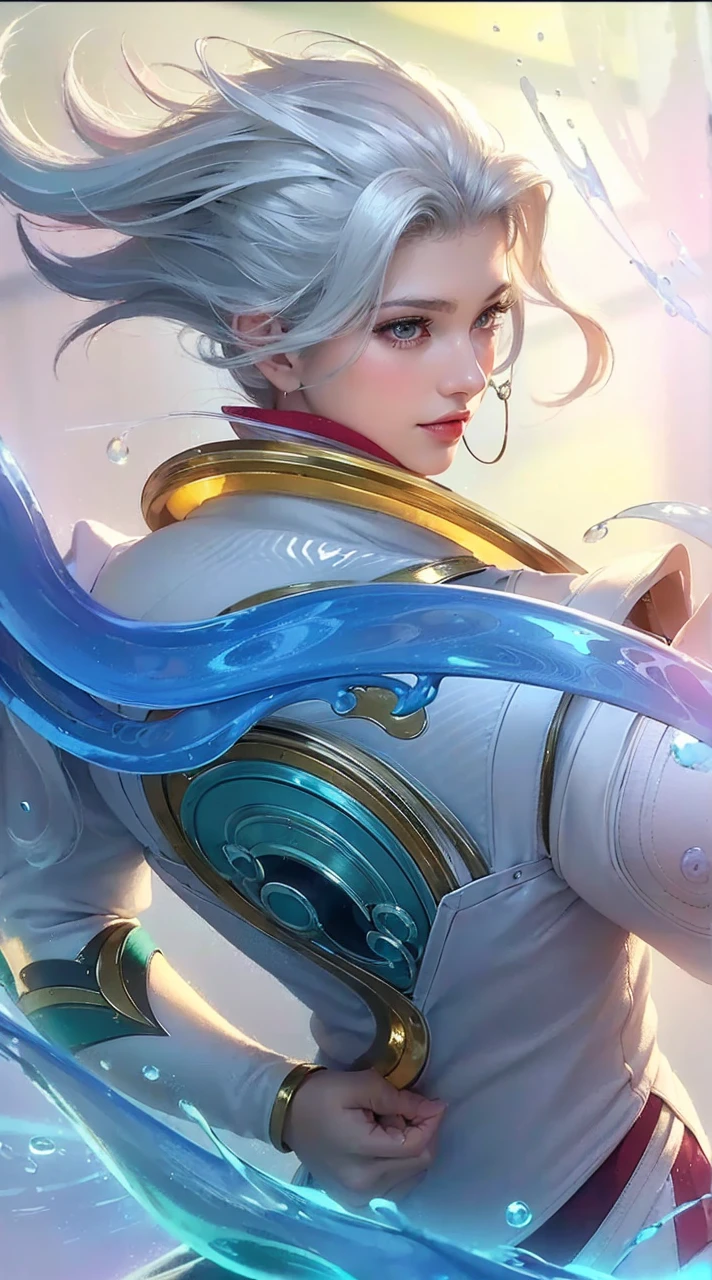 (8k, RAW photo, photorealistic:1.25) ,( lipgloss, eyelashes, gloss-face, glossy skin, best quality, ultra highres, depth of field, chromatic aberration, caustics, Broad lighting, natural shading,) looking at viewer with a serene and goddess-like happiness,