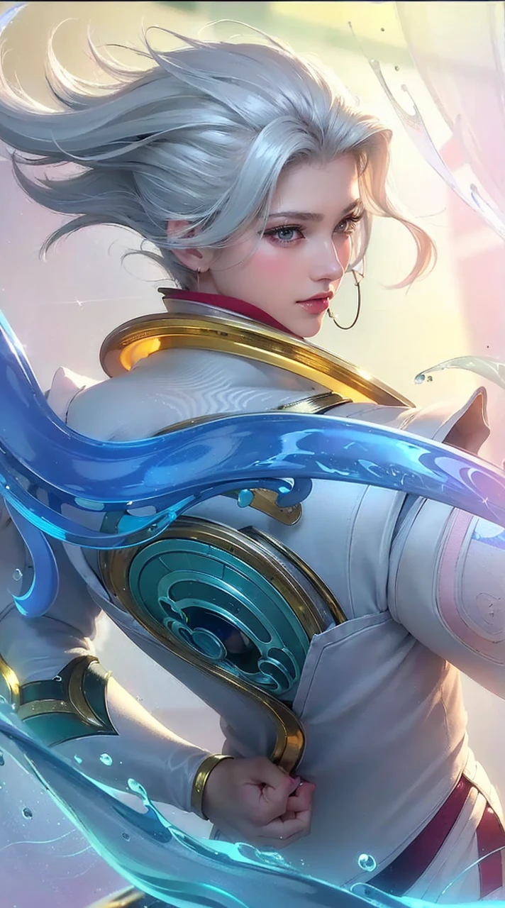 (8k, RAW photo, photorealistic:1.25) ,( lipgloss, eyelashes, gloss-face, glossy skin, best quality, ultra highres, depth of field, chromatic aberration, caustics, Broad lighting, natural shading,) looking at viewer with a serene and goddess-like happiness,