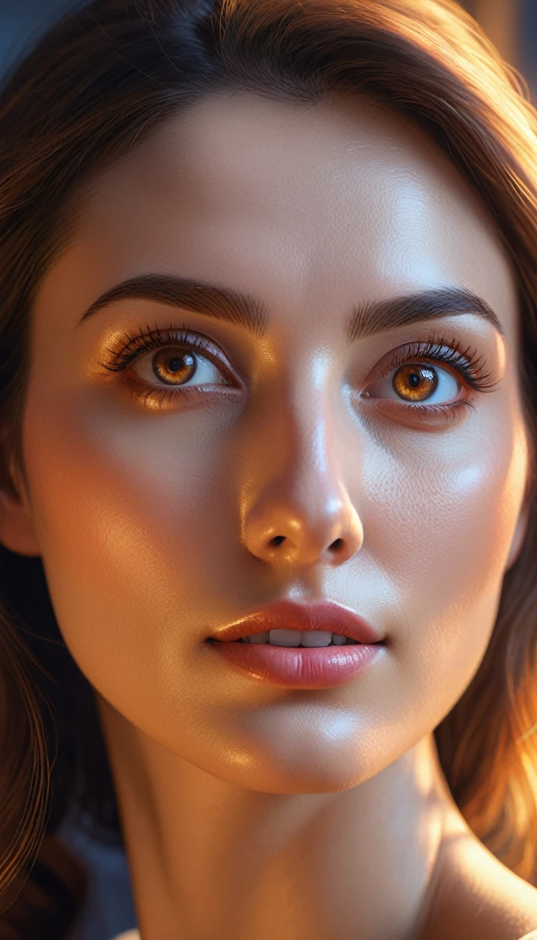 1girl, artistic photography style, warm color scheme, best quality,4k,8k,highres,masterpiece:1.2),ultra-detailed,(realistic,photorealistic,photo-realistic:1.37),HDR,studio lighting,extreme detail description,professional,vivid colors,bokeh a beautiful girl, (best quality,4k,8k,highres,masterpiece:1.2),ultra-detailed, (realistic,photorealistic,photo-realistic:1.37), colorful,vibrant colors, smooth,sharp focus,(female:1.1), portrait, sunbeams serve the girl's face, her brown eyes glow from the sun, eyelids are clearly visible.