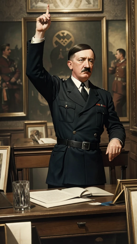 Hitler was rejected twice by the Academy of Fine Arts in Vienna when trying to become an artist.
