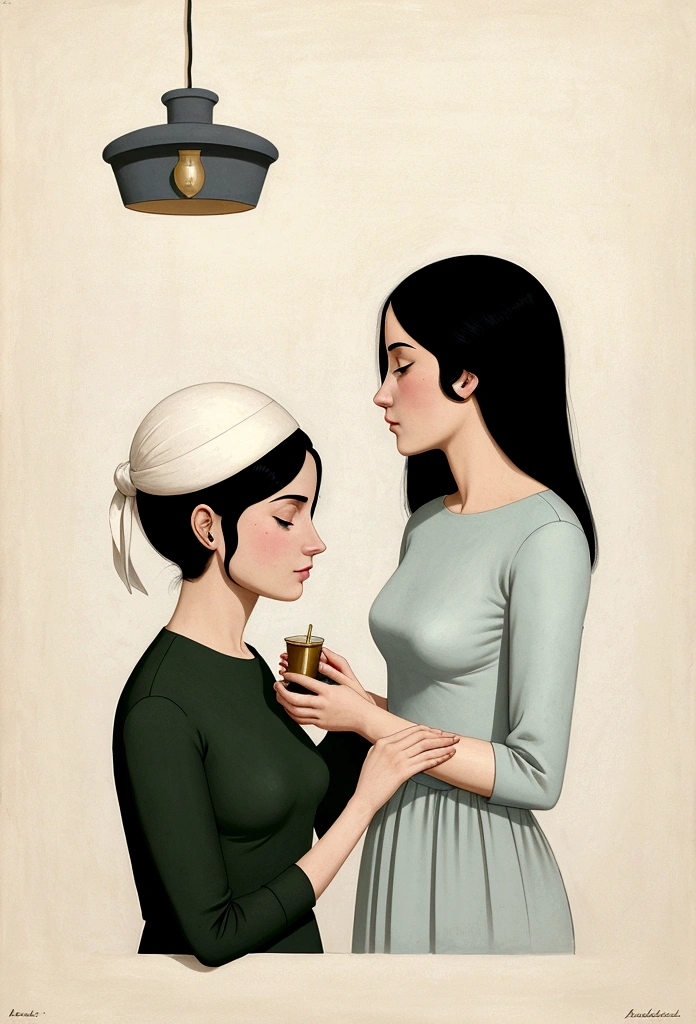 Social Secrets, by Alessandro Gottardo, painting