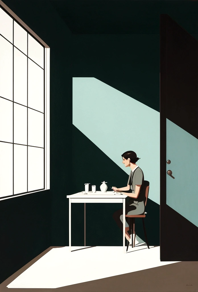 Social Secrets, by Alessandro Gottardo, painting