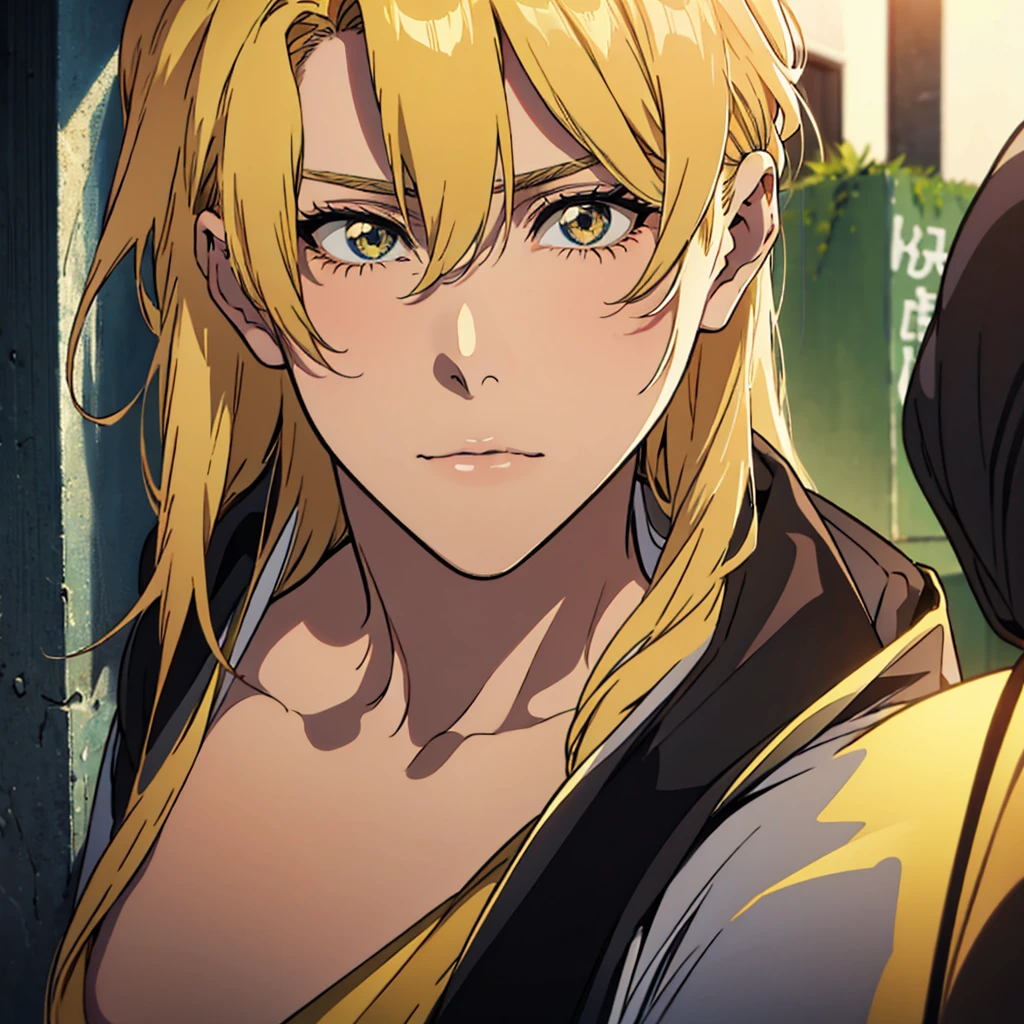 Highest quality、anime、Blonde、good looking、One person