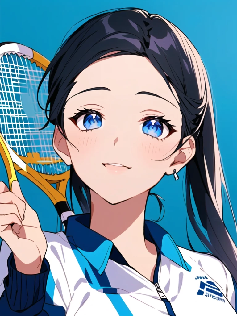 arafed woman in a tennis uniform holding a racquet, she is dancing. realistic, korean idol, dilraba dilmurat, korean girl, anime girl in real life, anime cgi style