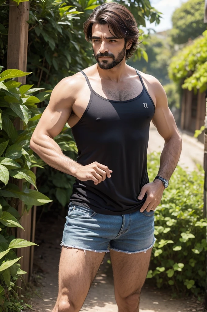Um homem fantasiado de camisinha