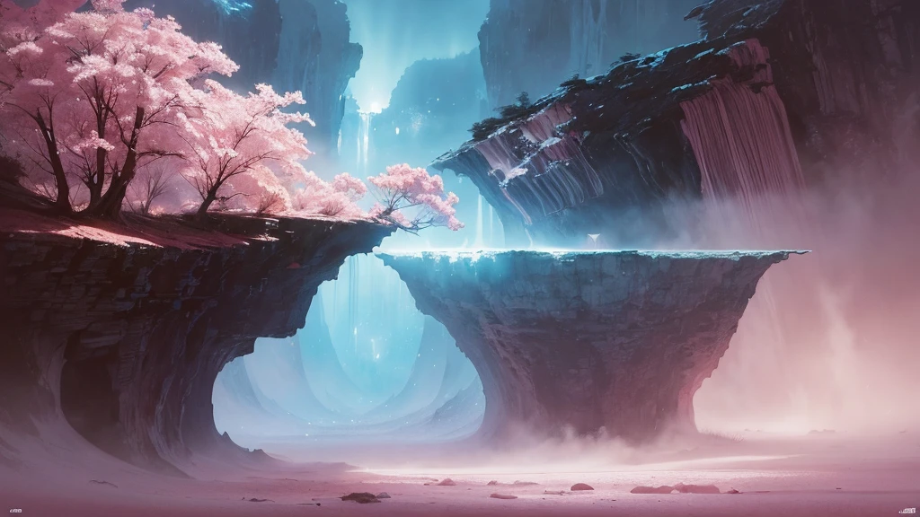 32k, Masterpiece, Highest quality, One girl, Detailed eyes, flower,Sandersonia, Pink and brown style,A dreamy, romantic piece,Pale pink, Mysterious Leaves,A playful arrangement,Fantasy,High Contrast,Ink strokes,explosion,Exposure, Impression of pink and brown tones,Abstract,((Watercolours by John Berkey and Jeremy Mann )) Brush strokes,Negative Space, Tyndall effect,