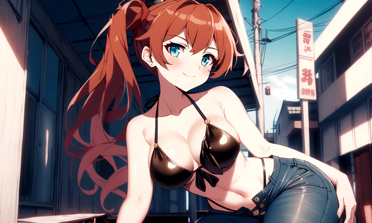 abukuma_(kancolle), kantai_collection, 1girl, blonde_hair, blue_eyes, bikini, medium breasts, beautiful body