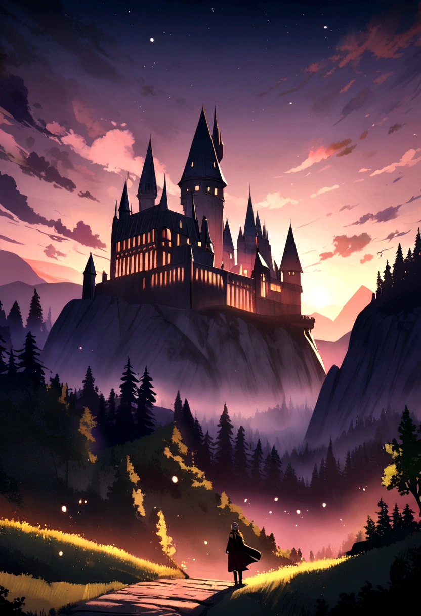 A Magical Night at Hogwarts, landscape