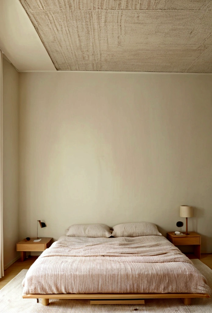 Urban interior，Room bedroom，floor，Soft style，Warmth，cure