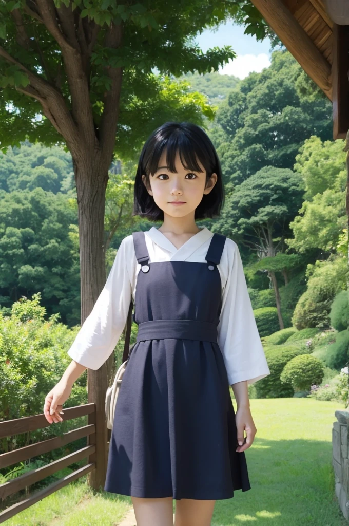 Gojo Satoru in Ghibli style