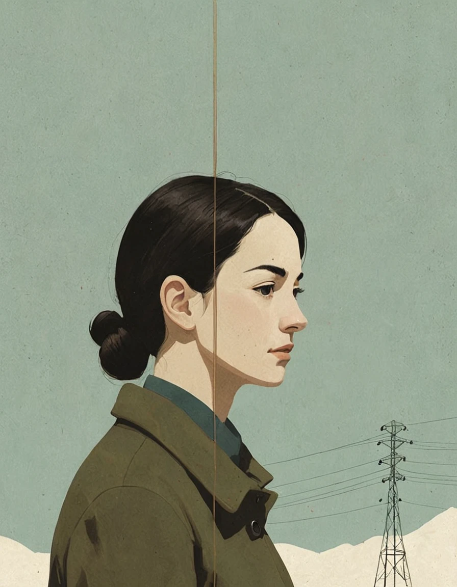 Hunter Eyes, by Alessandro Gottardo, painting