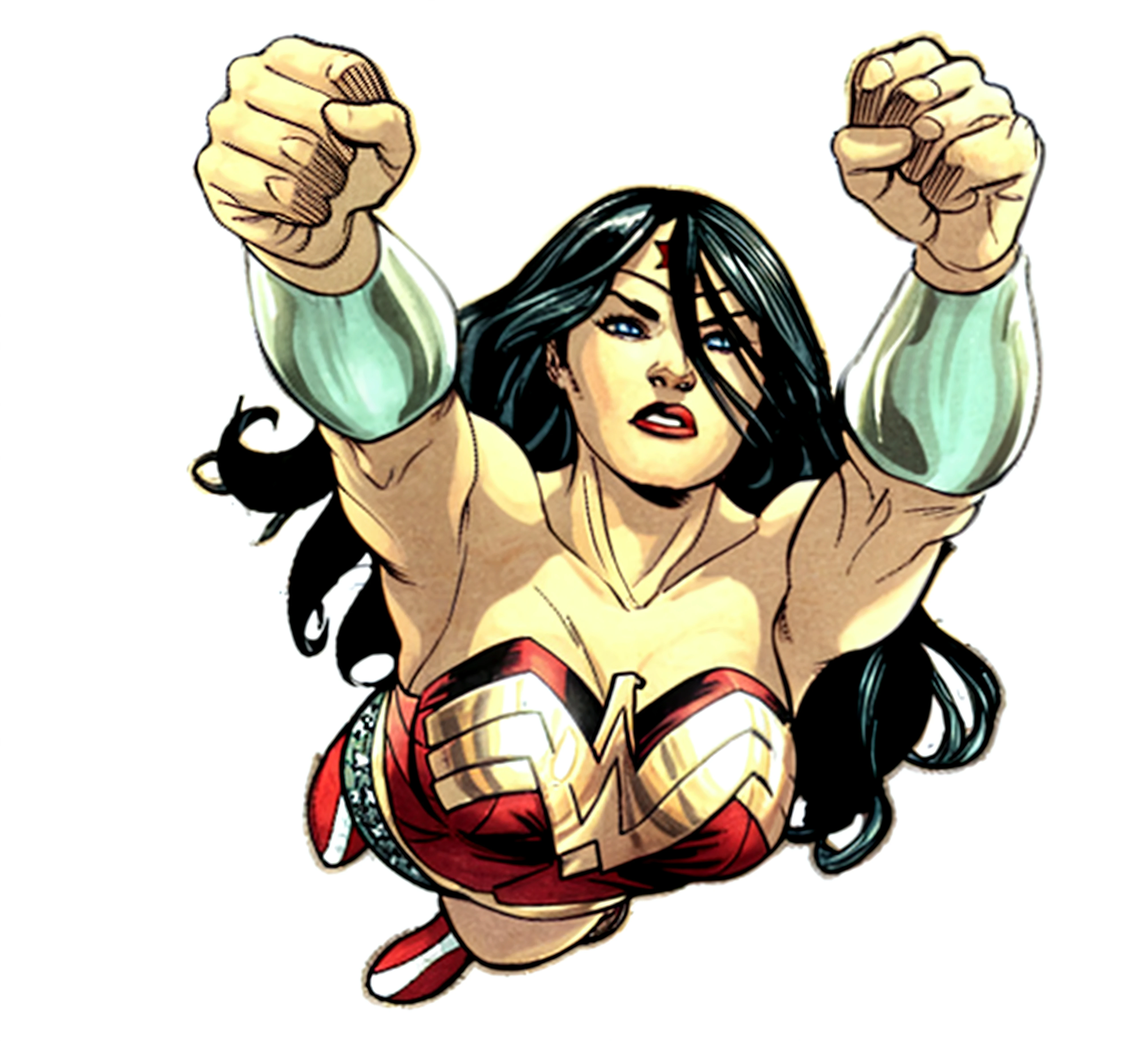 marvel Deadpool putting Head of Wonder woman into toilet  