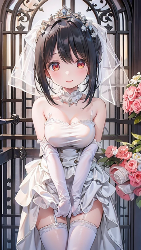 、beautiful girl、gothic、Happy smile、Beautiful background, Four Girls, masturbate while showing their vaginas until urine comes out, have super big breasts that keep emitting milk
