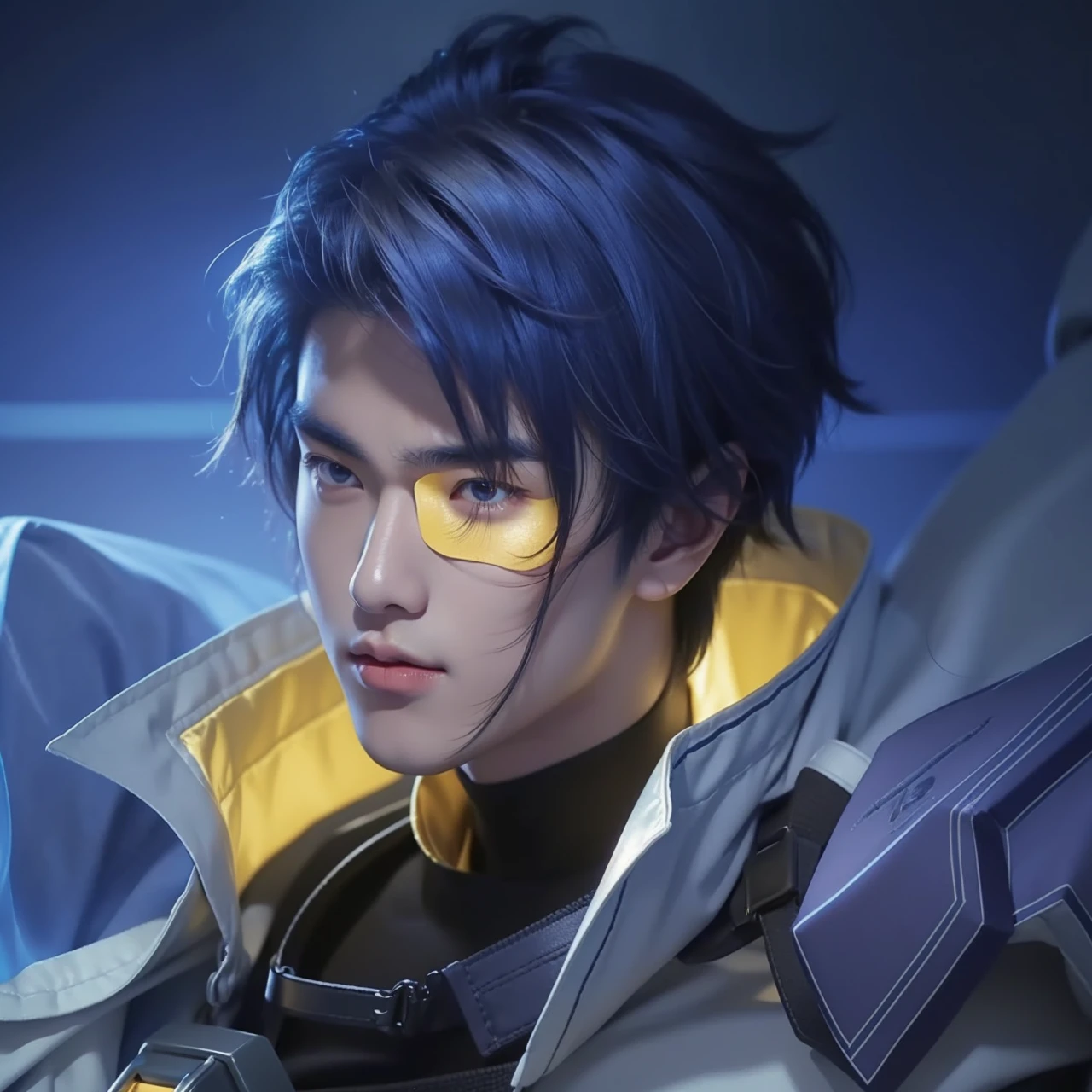 Korean, leotard , bulge , whole body , realistic handsome Korean face , natural muscles , beardless face、masterpiece、A high resolution、hyperrealism、detailed face、solo、a men、glowing skin、(Asian)、(young、ager)、Handsome、detailed background、Handsome