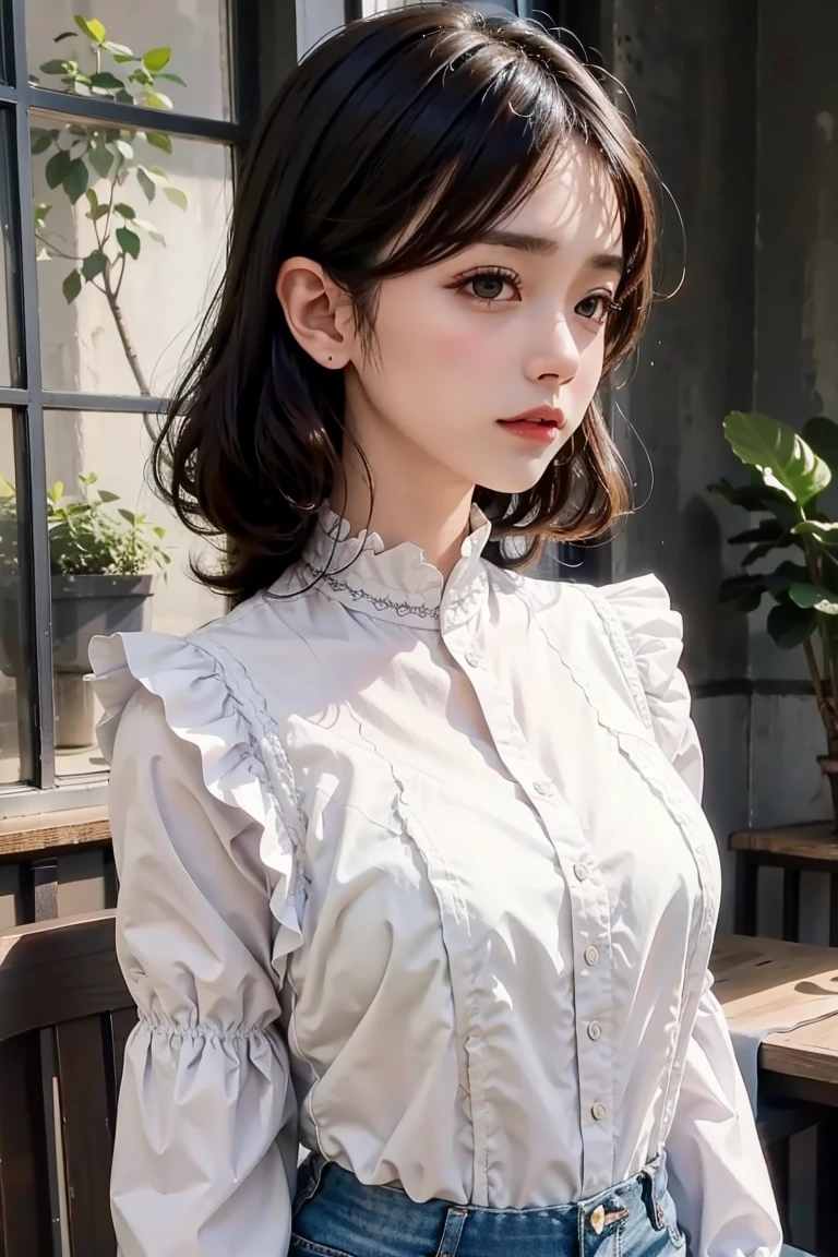 Frilled shirt