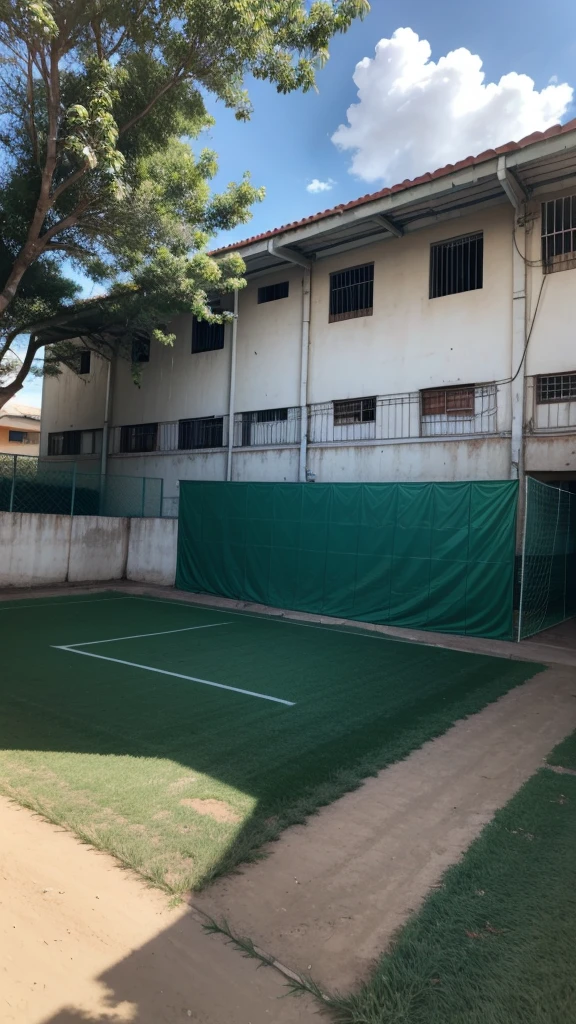 Campo de futebol cheio