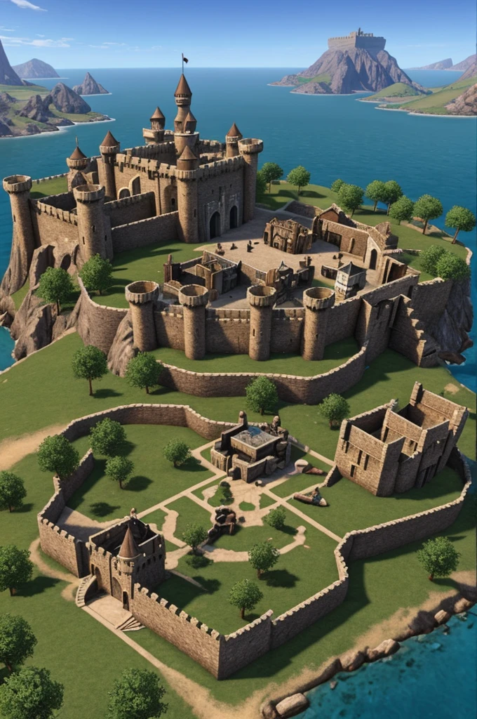 Stronghold Castle from the game Heroes of Mesa and Magic 3