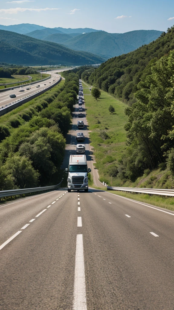 Driving on highway