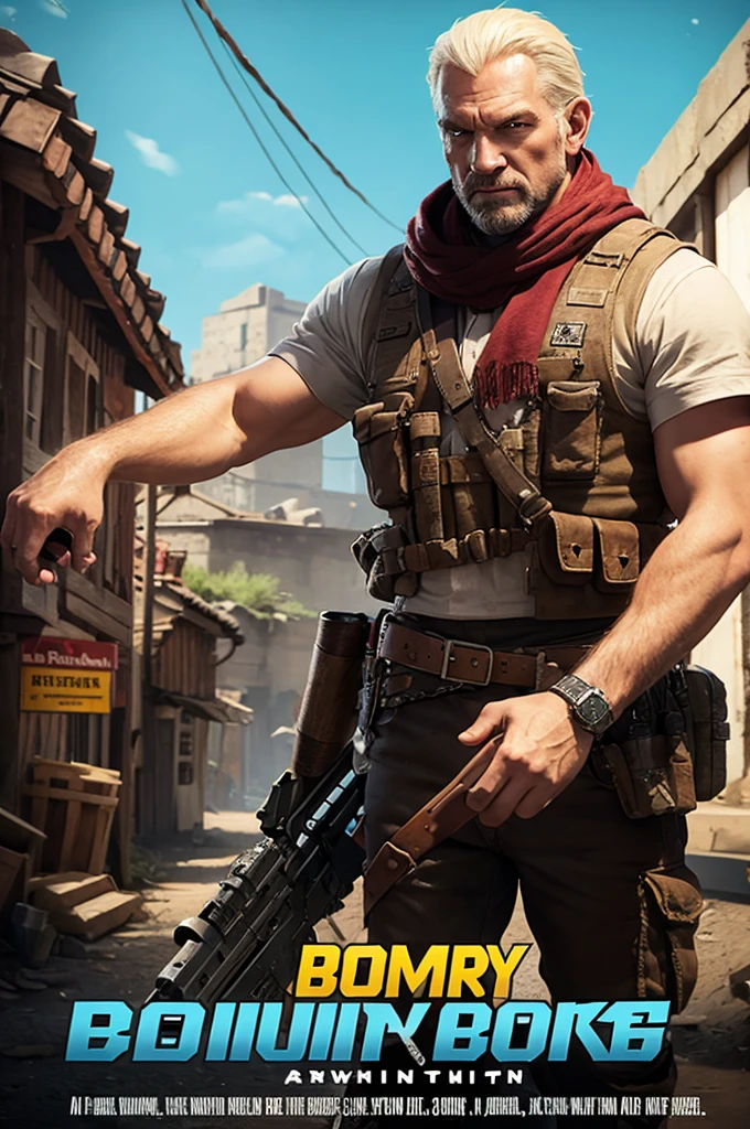 Game-style bounty poster