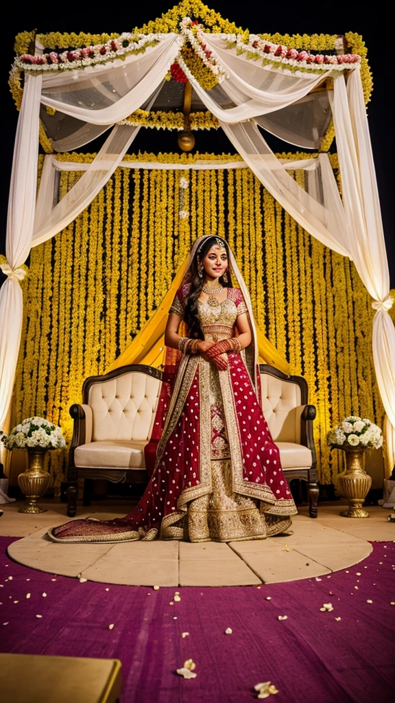 Indian wedding outside decorations