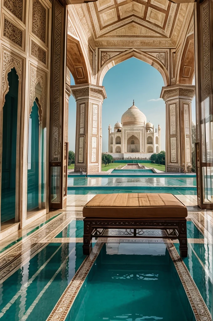 Tajmahal in sea