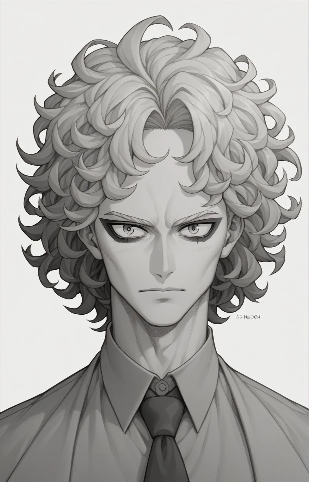 Pantalla de my hero academia, Mujer, pelo blanco largo, ojos de color rojos con el uniforme de la ua linda y con un tatuaje