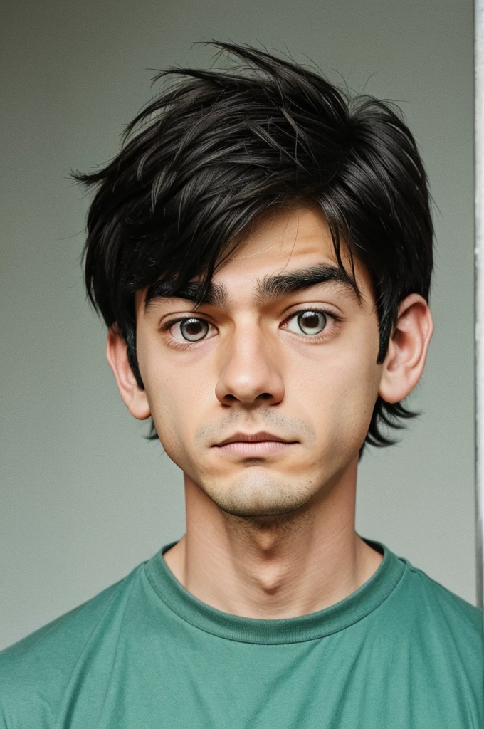 Sad boy picture in cartoon 
