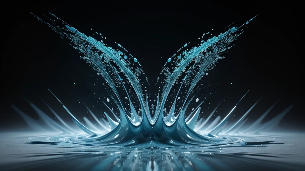 3d abstract fluid dynamic gradient background vector