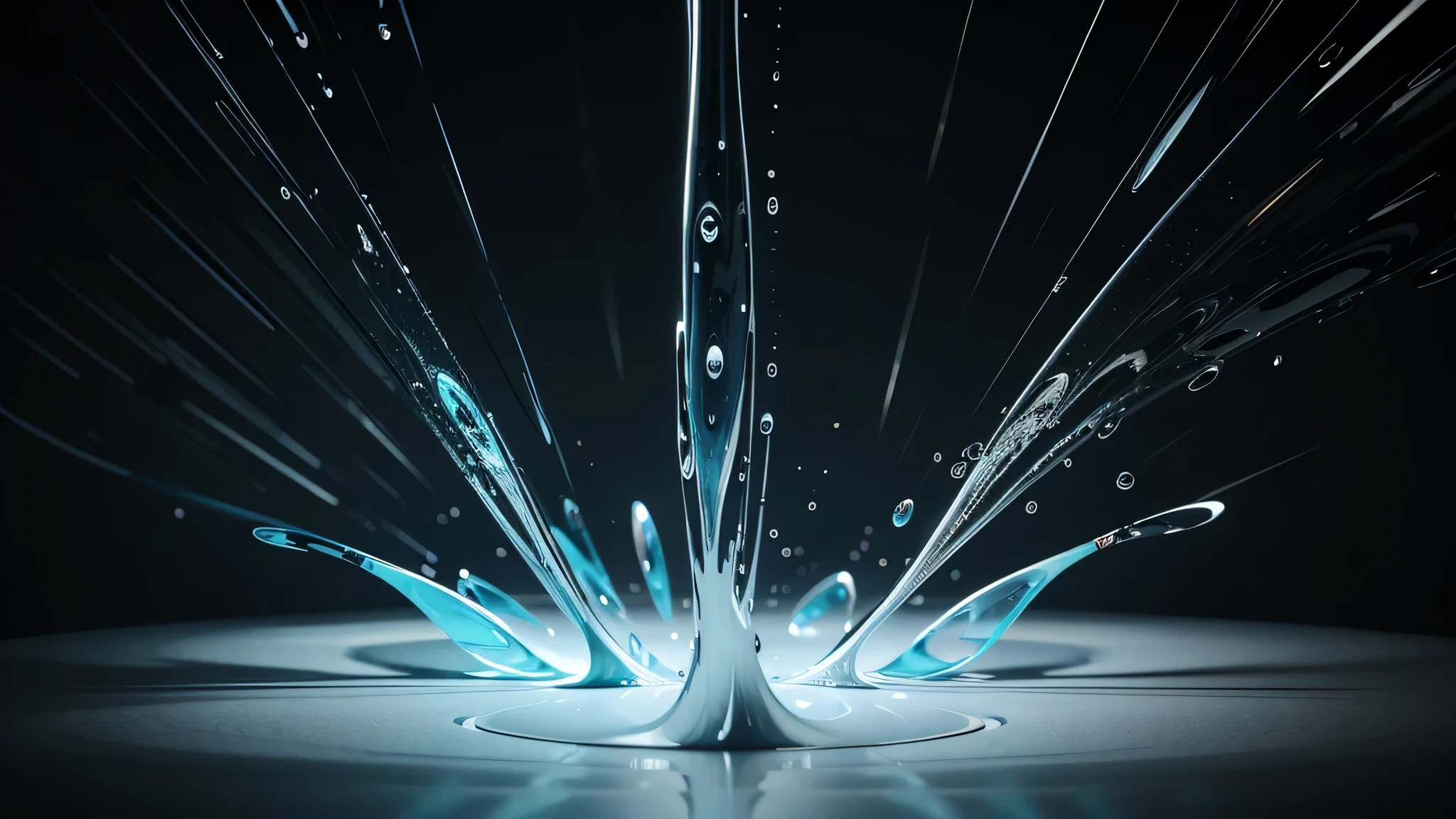 3d abstract fluid dynamic gradient background vector