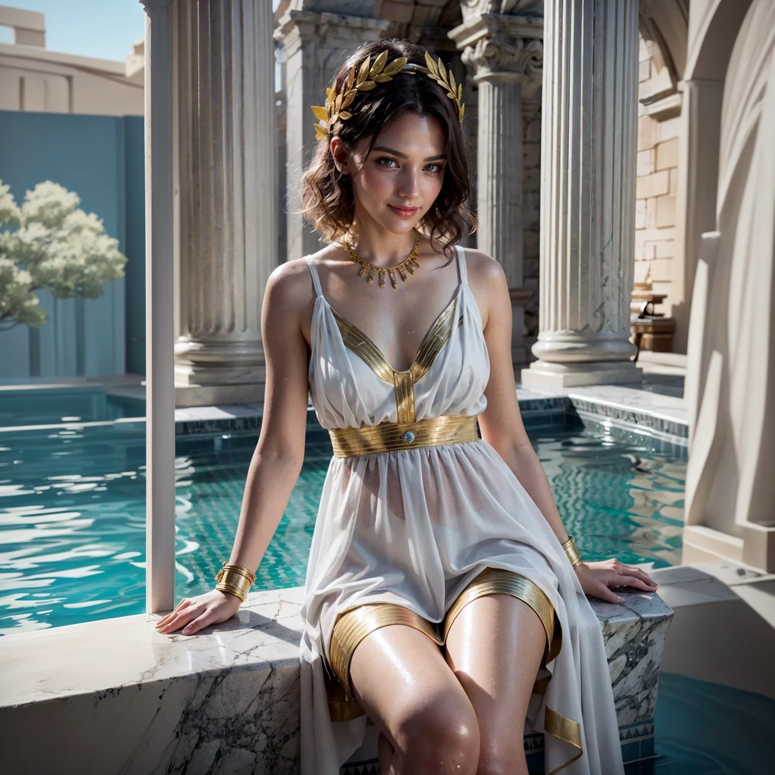 Greek architecture,pool
