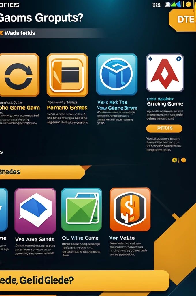 Generate a group name for mobile games where there will be guides and promotional codes for different games