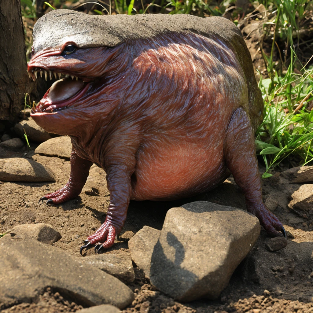Mole, monster, scary, horror.