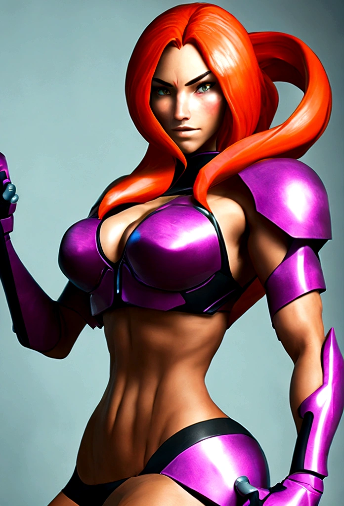 sexy samus amran woman sixpack abs 