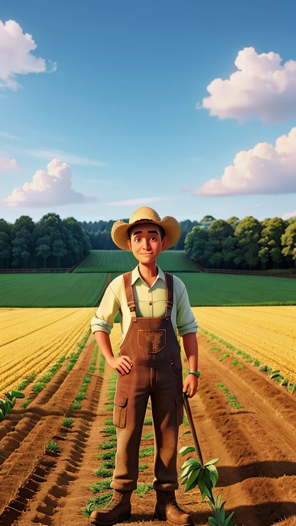 Farmer (to himself): "If the weather remains good, there will be a good harvest this time."