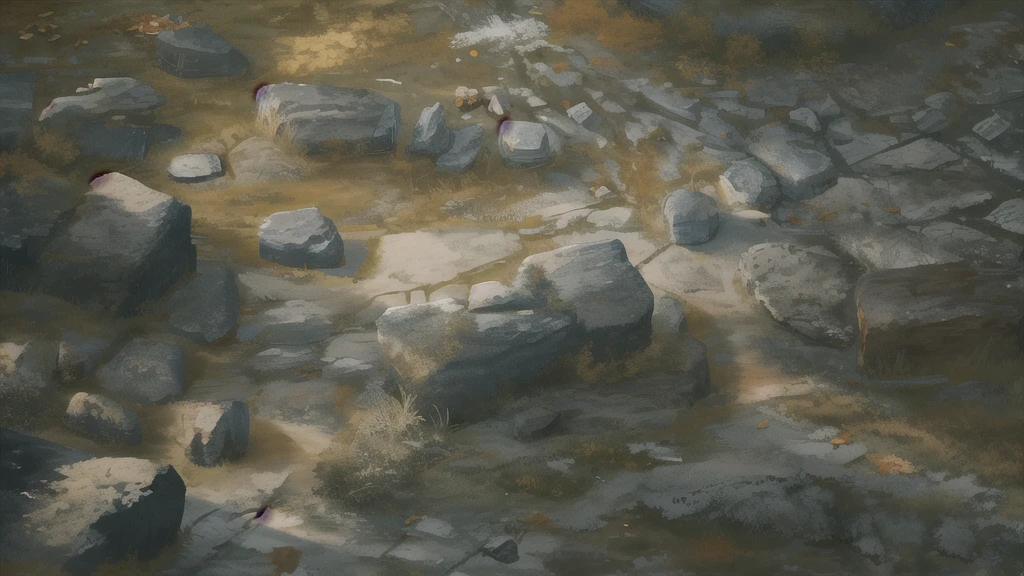 shattered wall,Stone Wall,crack。crack,Breach,Nicke