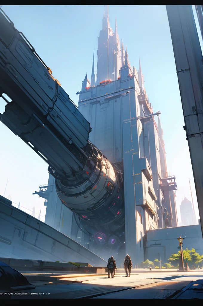 Megastructure Tower Fantasy Sci-Fi Top Quality Universe