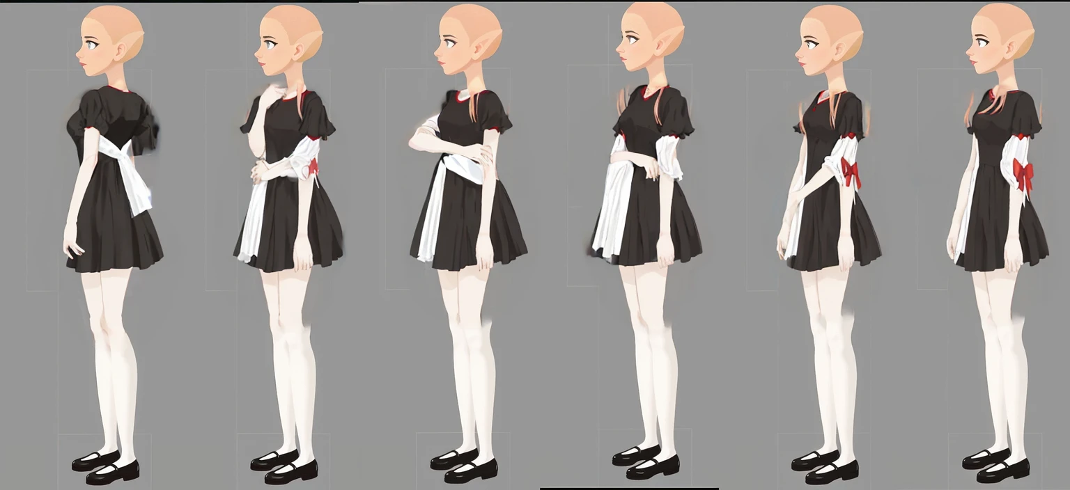 red dress, anime