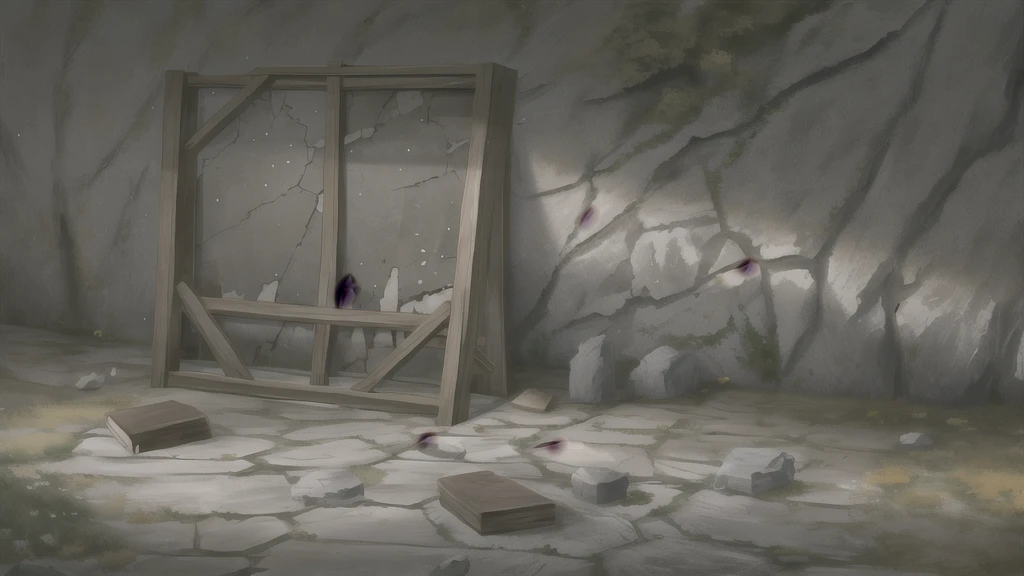 shattered wall,Stone Wall,crack。crack,Breach,Nicke