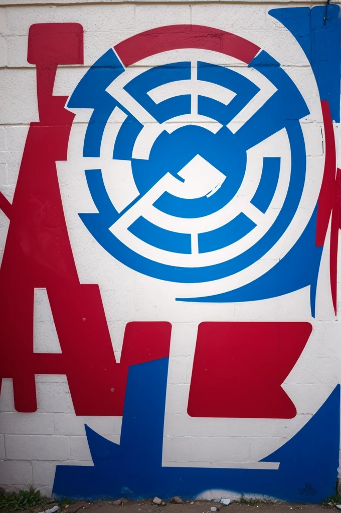 Has un logo al estilo graffiti que diga DCJ