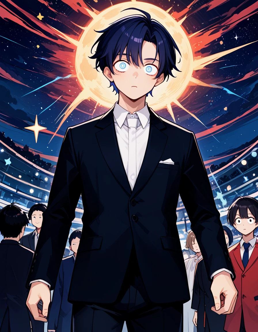 A boy named Thomas. His hair is as black as night，Curious eyes shine like distant stars. But what really caught everyone&#39;s attention was the jewelry he wore around his neck.: A small silver moon. This mysterious satellite is made of a bright and delicate material, Seems to emit a soft silver light.